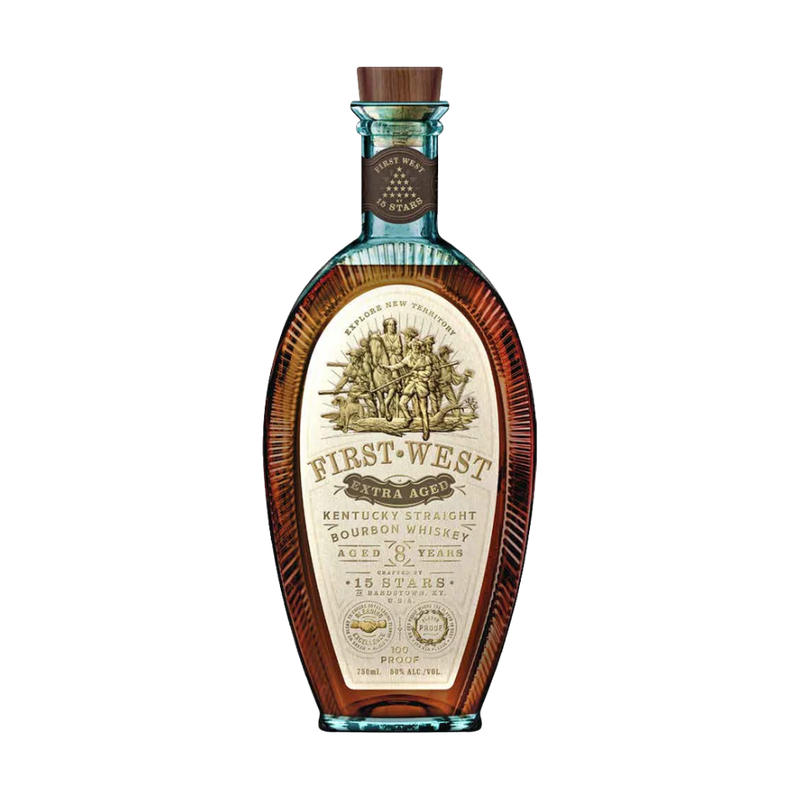 15 Stars First West Extra Aged Bourbon Whiskey - LoveScotch.com