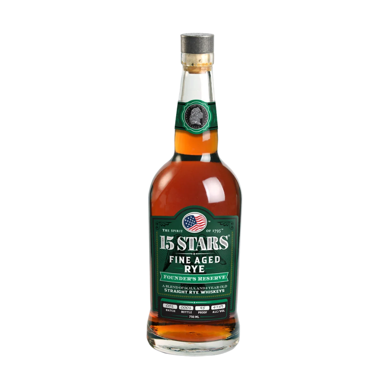 15 Stars Founder's Reserve Rye Whiskey - LoveScotch.com