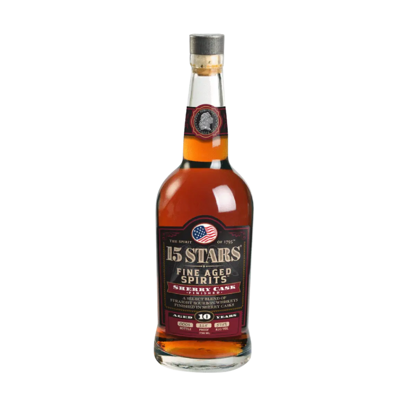 15 Stars Sherry Cask Finish Straight Bourbon Whiskey - LoveScotch.com