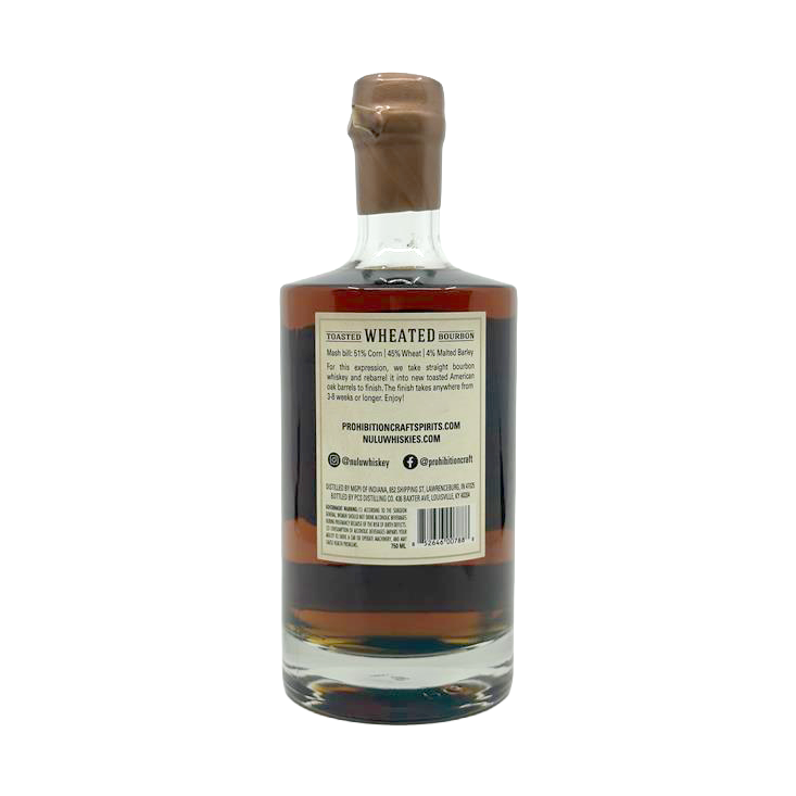 Nulu Toasted Single Barrel 'LoveScotch' Selection 5.5 year old Wheated Bourbon Whiskey - LoveScotch.com