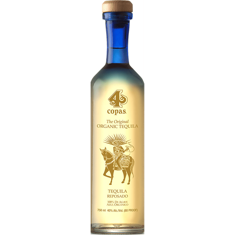 4 Copas Reposado Organic Tequila - LoveScotch.com