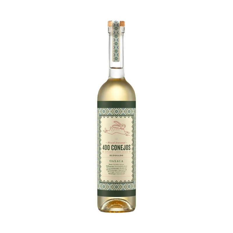 400 Conejos Reposado Mezcal 750ml bottle