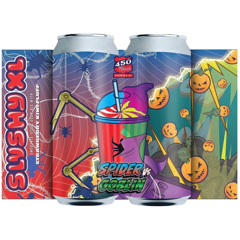 450 North Brewing Co. Spider vs Goblin Slushy XL Sour Ale Beer 4-Pack - LoveScotch.com