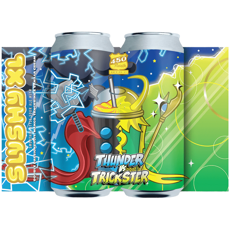 450 North Brewing Co. Thunder vs Trickster Slushy XL Sour Ale Beer 4-Pack - LoveScotch.com