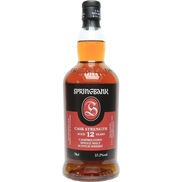 ウイスキー SPRINGBANK CASK STRENGTH 12 YEARS 700ml Springbank Cask Strength 12 Years Single Malt