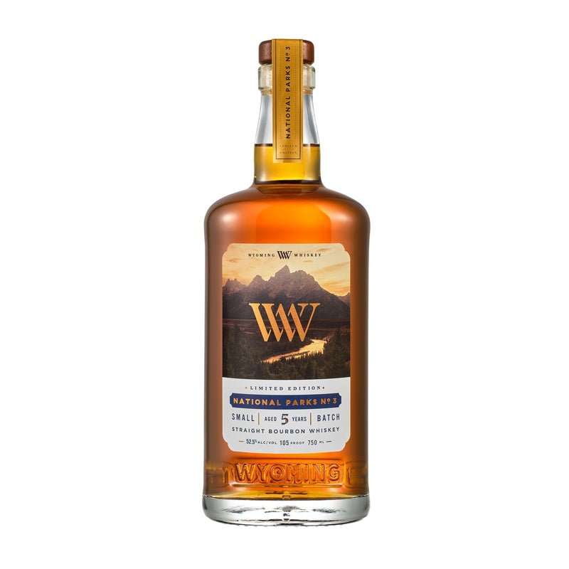 Wyoming Whiskey National Parks No. 3 Small Batch 5 Year Old Straight Bourbon Whiskey - LoveScotch.com