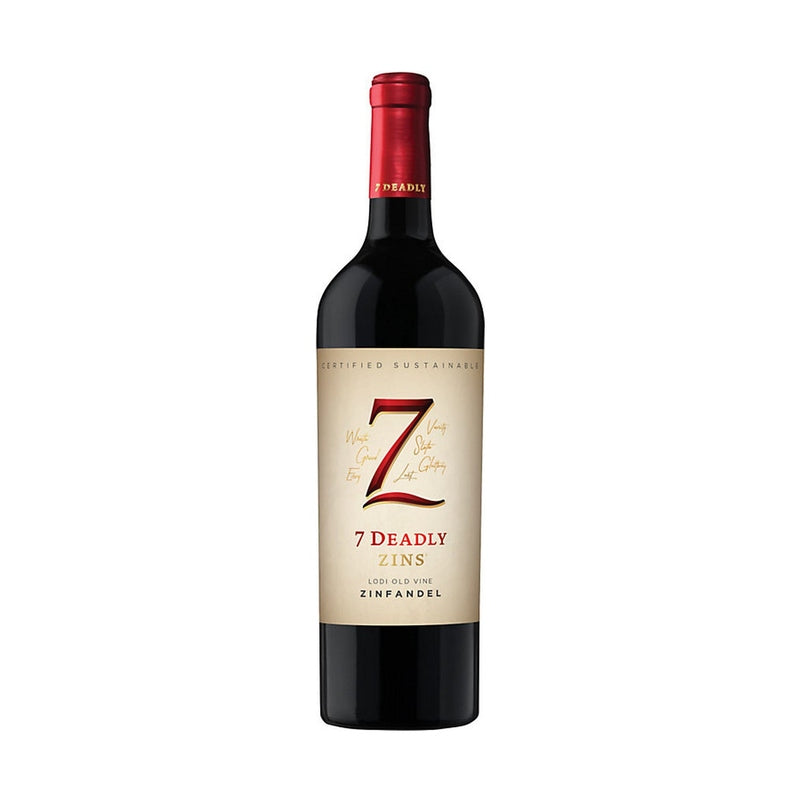 7 Deadly Zins Old Vine Zinfandel bottle