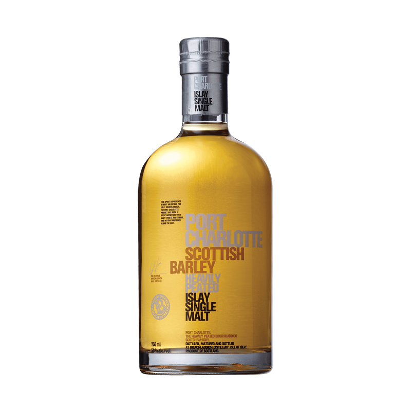 Bruichladdich Port Charlotte Scottish Barley Heavily Peated Islay Single Malt Scotch Whisky - LoveScotch.com