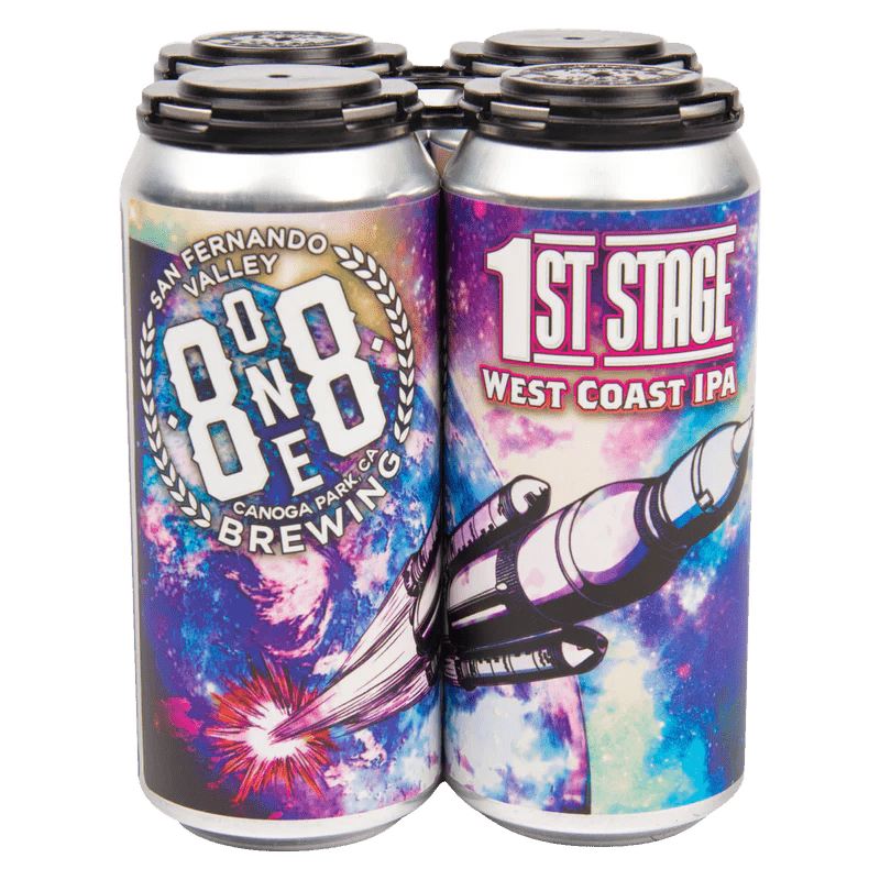 8one8 Brewing 1st Stage West Coast IPA Beer 4-Pack - LoveScotch.com 