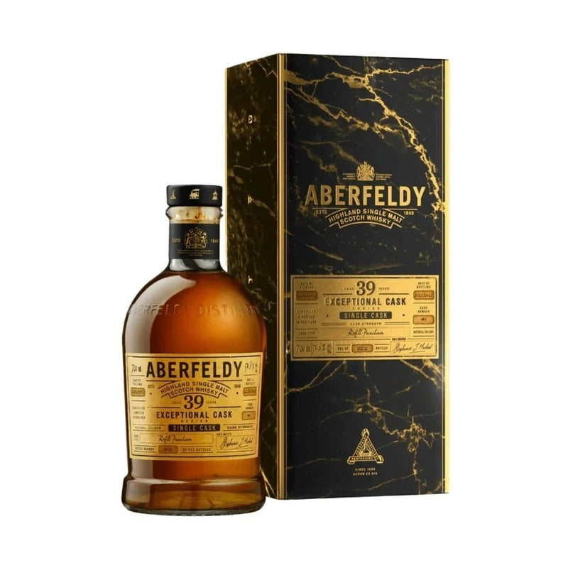 Aberfeldy Exceptional Cask Series 39 Year Old Single Cask Single Malt Scotch Whisky (700ml)