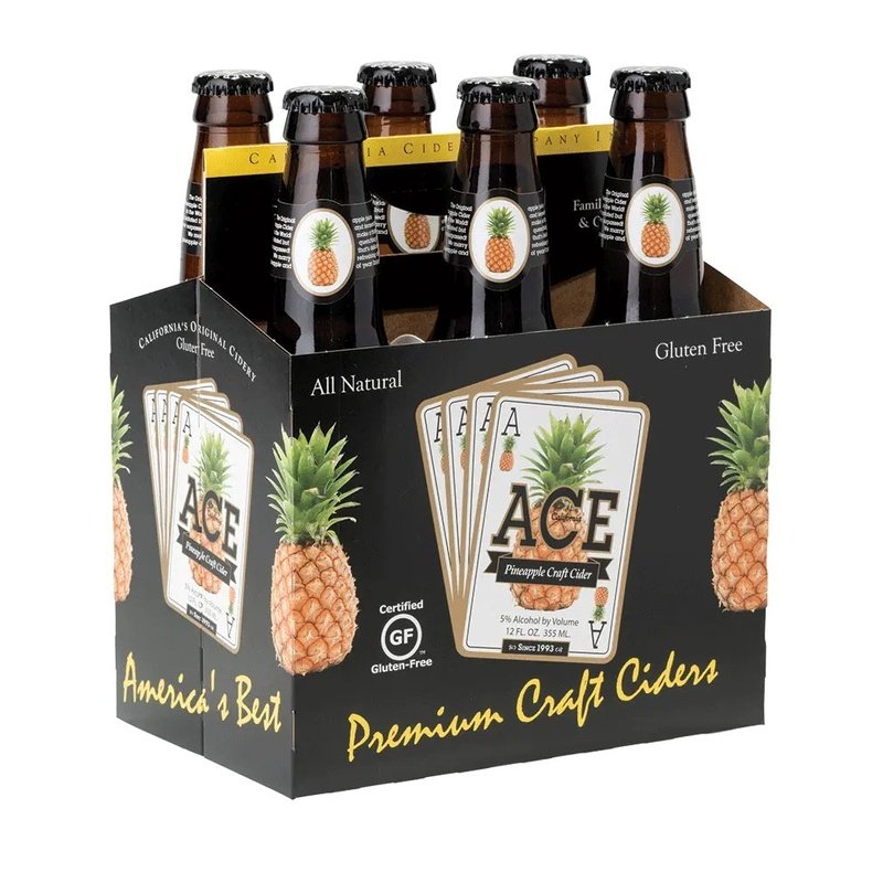 Ace Pineapple Craft Cider 6-Pack - LoveScotch.com 