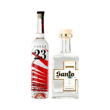 Additive Free Blanco Tequila Roller Mill Duo: Calle 23 + Santo Fino