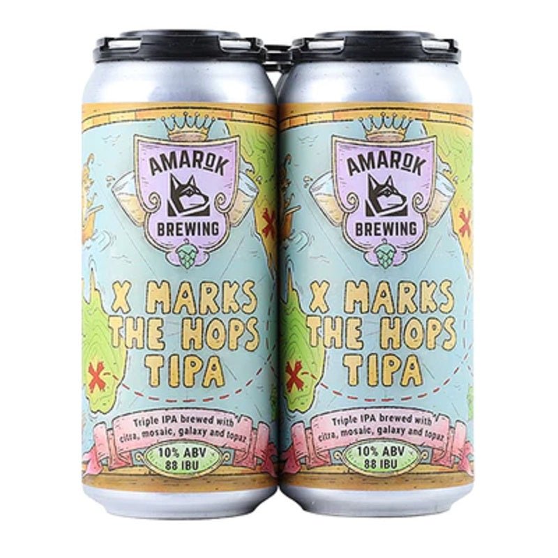 Amarok Brewing 'X Marks The Hops' TIPA Beer 4-Pack - LoveScotch.com 