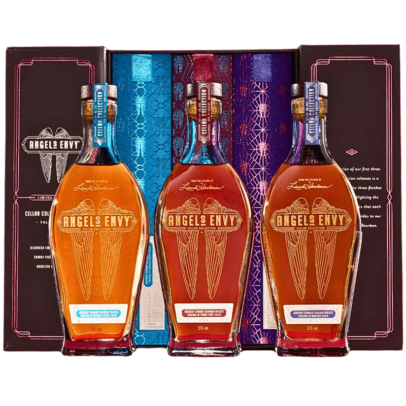 Angel's Envy Cellar Collection Series Volumes 1-3 3-Pack 375ml - LoveScotch.com 