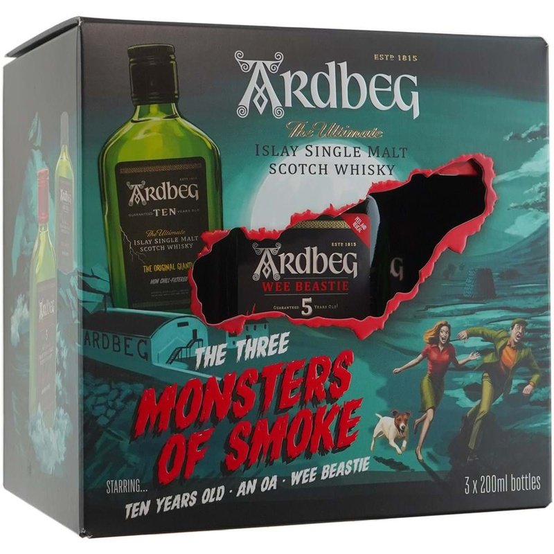 Ardbeg 'The Three Monsters of Smoke' Islay Single Malt Scotch Whisky 3-Pack Set - LoveScotch.com