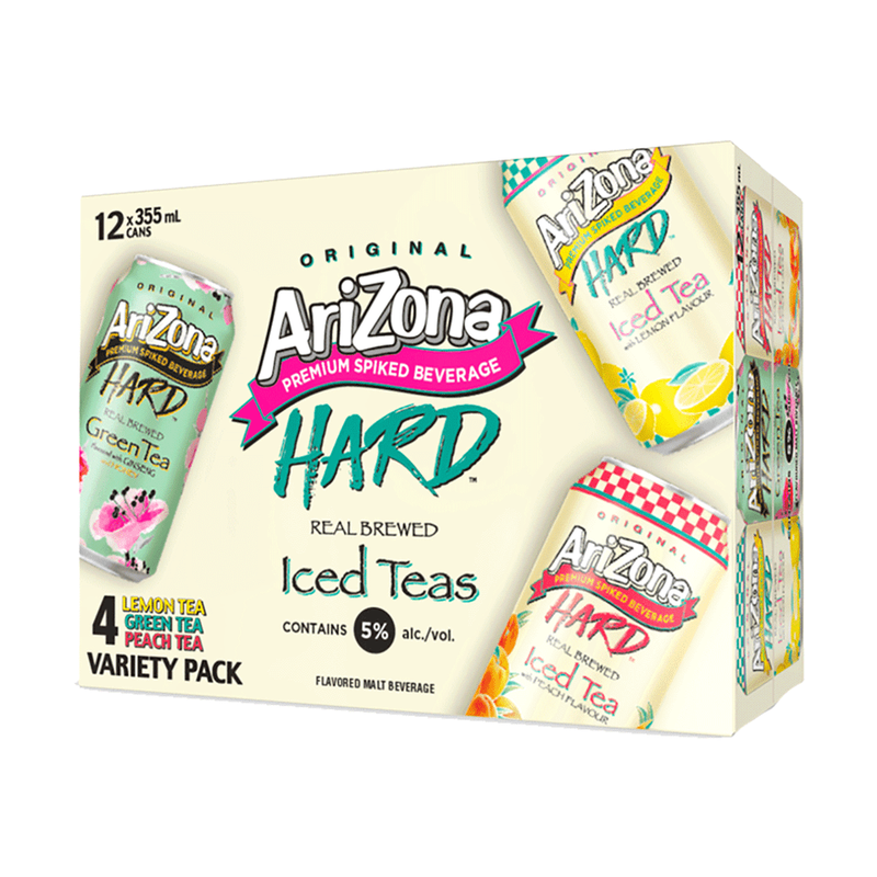 Arizona Hard Tea Variety 12 Pack - LoveScotch.com 