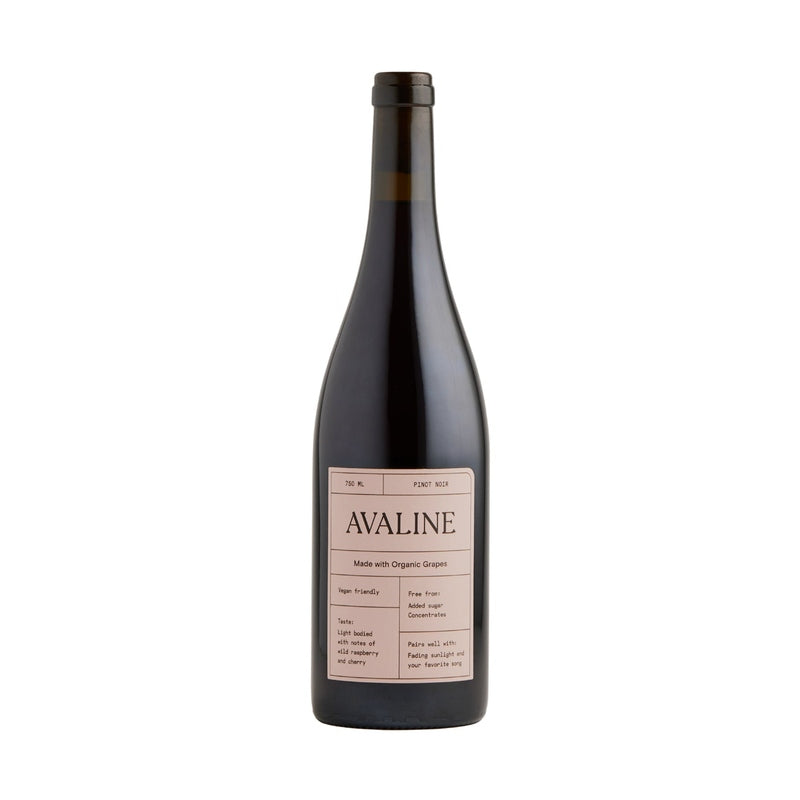Avaline Pinot Noir wine bottle