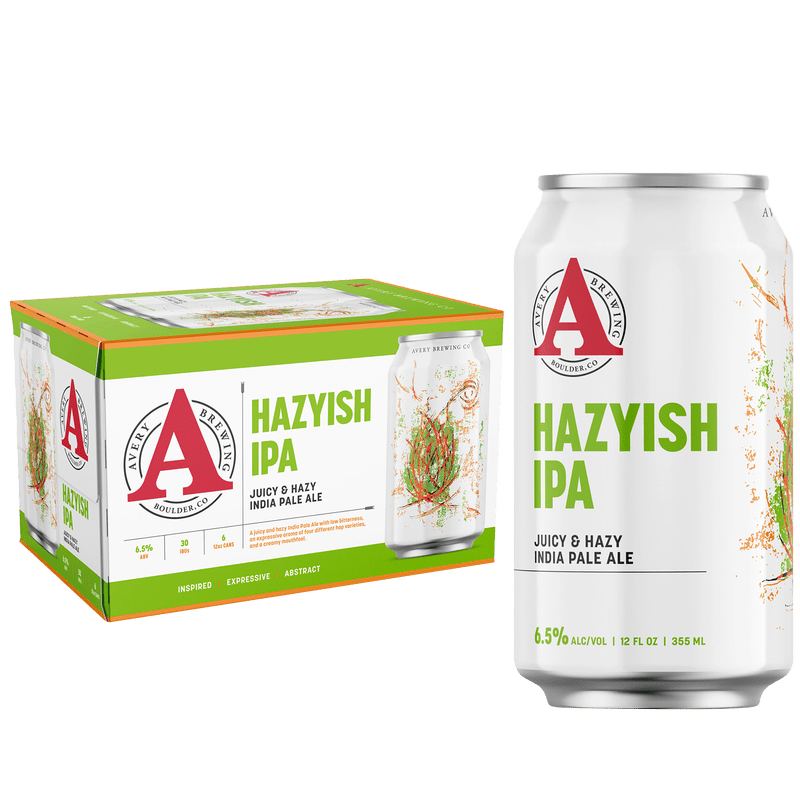 Avery Brewing Co. 'Hazyish IPA' India Pale Ale Beer 6-Pack - LoveScotch.com