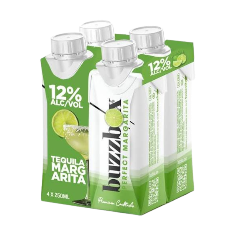 BUZZBOX Perfect Margarita RTD 4-Pack - LoveScotch.com