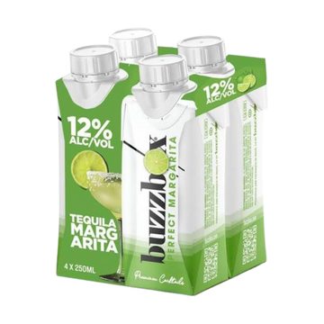BUZZBOX Perfect Margarita RTD 4-Pack - LoveScotch.com