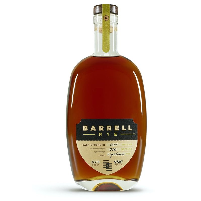 Barrell Rye 5 Year Old Batch #004 Cask Strength Rye Whiskey - LoveScotch.com