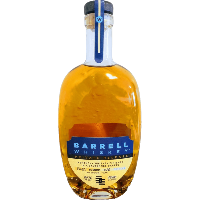 Barrell Whiskey Private Release Kentucky Whiskey Finished In A Sauternes Barrel - LoveScotch.com