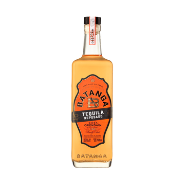 Batanga Reposado Tequila 750 mL front bottle on white