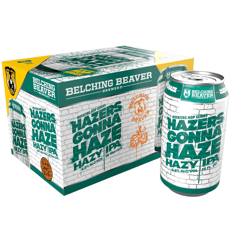 Belching Beaver Hazers Gonna Haze Hazy IPA 6-Pack - ForWhiskeyLovers.com