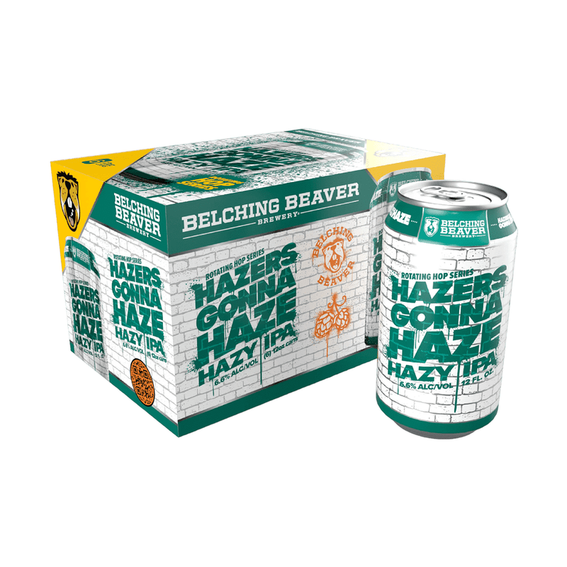 Belching Beaver Hazers Gonna Haze Hazy IPA 6-Pack - ForWhiskeyLovers.com