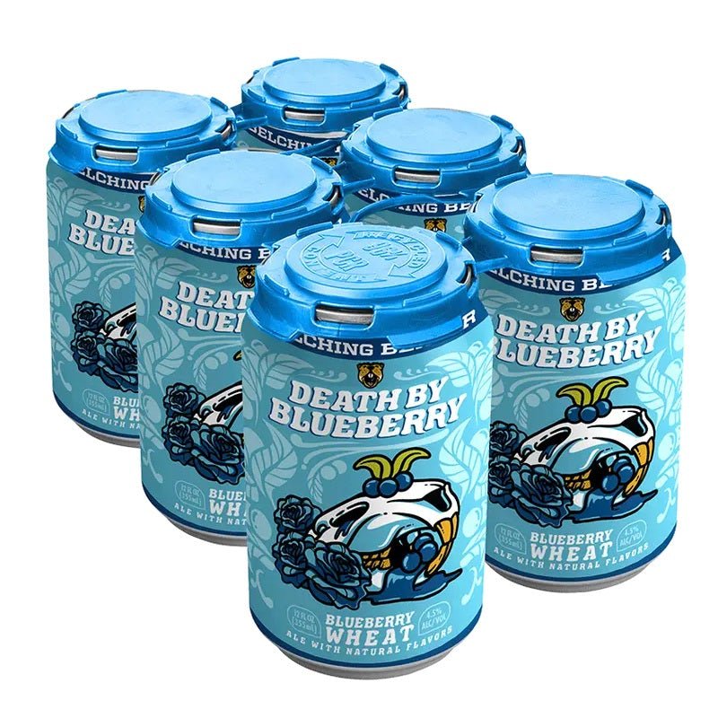Belching Beaver 'Death by Blueberry' Wheat Ale Beer 6-Pack - LoveScotch.com