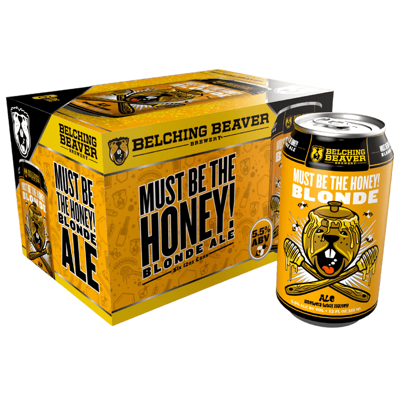 Belching Beaver 'Must Be The Honey!' Blonde Ale Beer 6-Pack - LoveScotch.com