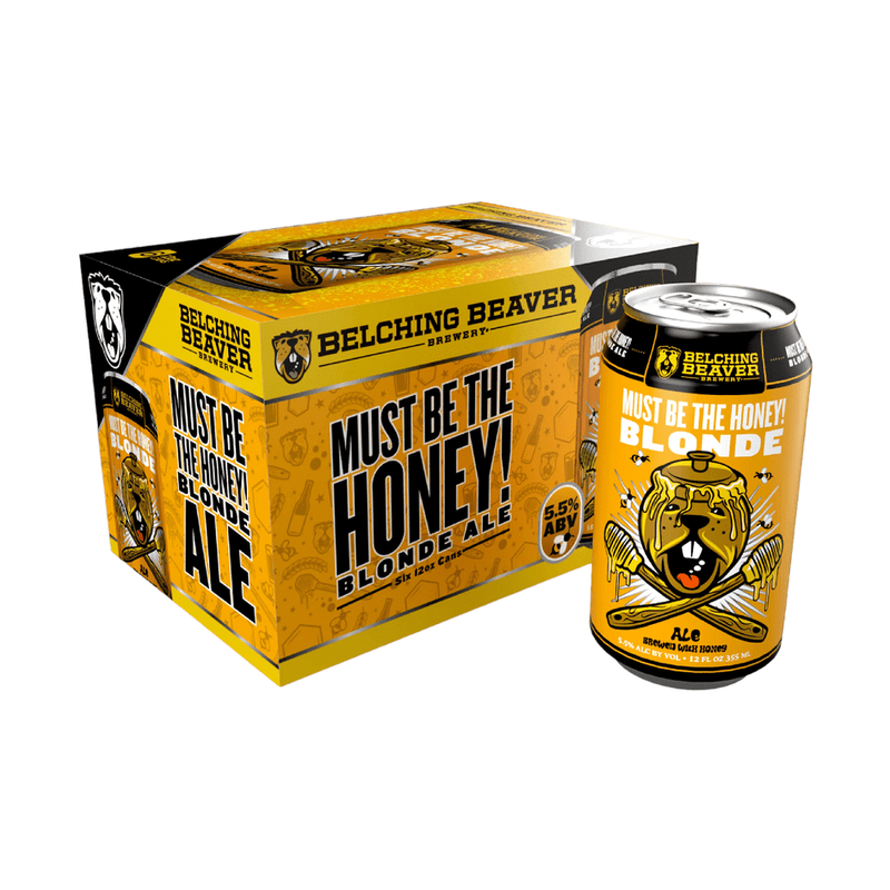 Belching Beaver 'Must Be The Honey!' Blonde Ale Beer 6-Pack - LoveScotch.com