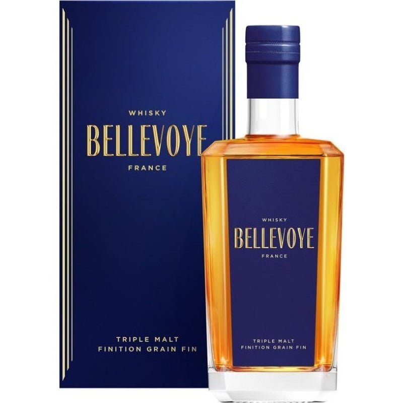 Bellevoye Blue 'Fine Grain Finish Triple Malt Edition' French Whiskey - LoveScotch.com