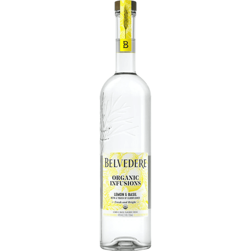 Belvedere Organic Infusions Lemon & Basil Vodka - LoveScotch.com 