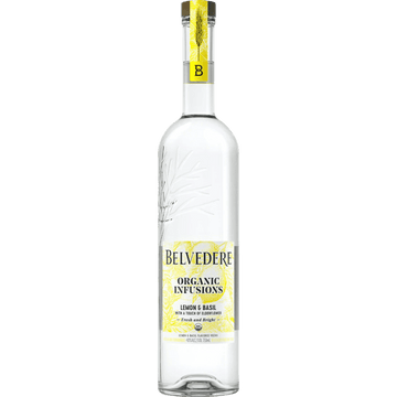 Belvedere Organic Infusions Lemon & Basil Vodka - LoveScotch.com 