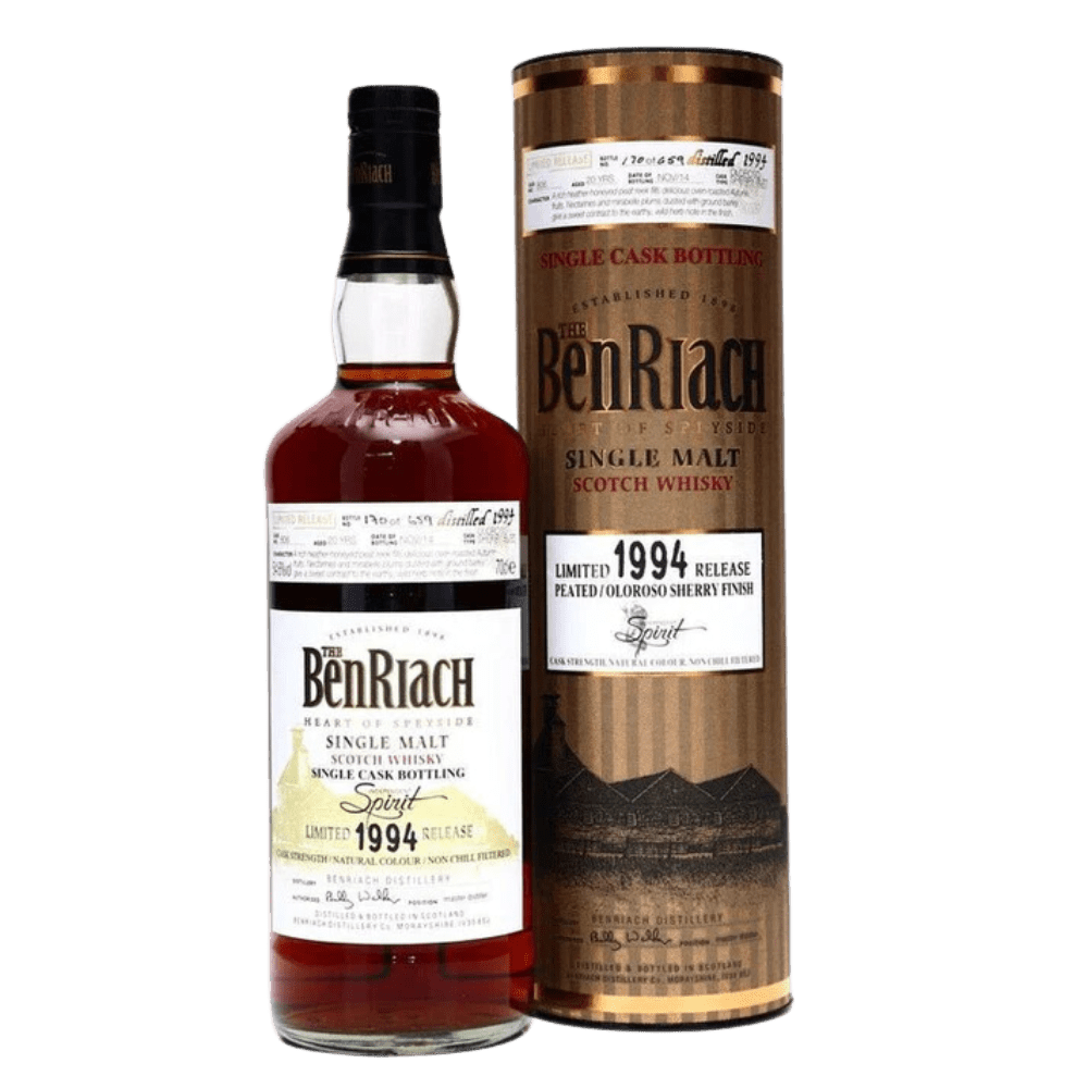 Benriach 1994 20 Year Old Peated Oloroso Single Cask #806 - LoveScotch.com