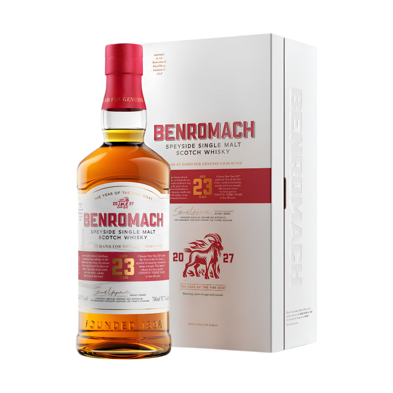 Benromach Year of The Fire Goat 23 Year Old Single Malt Scotch Whisky Pre-Order - LoveScotch.com