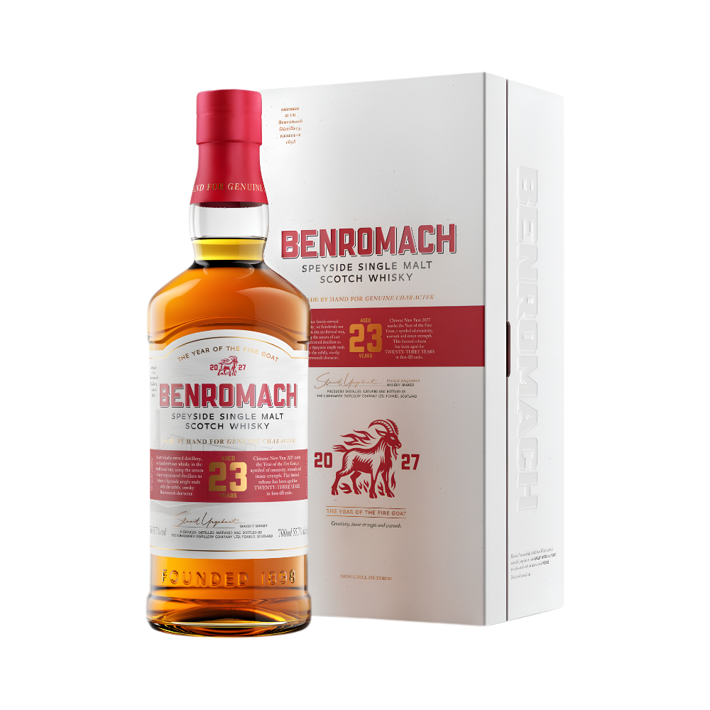 Benromach Year of The Fire Goat 23 Year Old Single Malt Scotch Whisky Pre-Order - LoveScotch.com