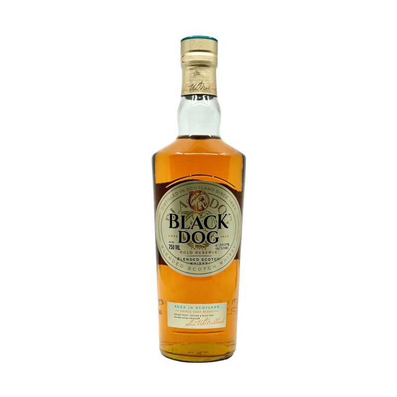 Black Dog 12 Years Old Deluxe Gold Reserve Blended Scotch Whisky ...