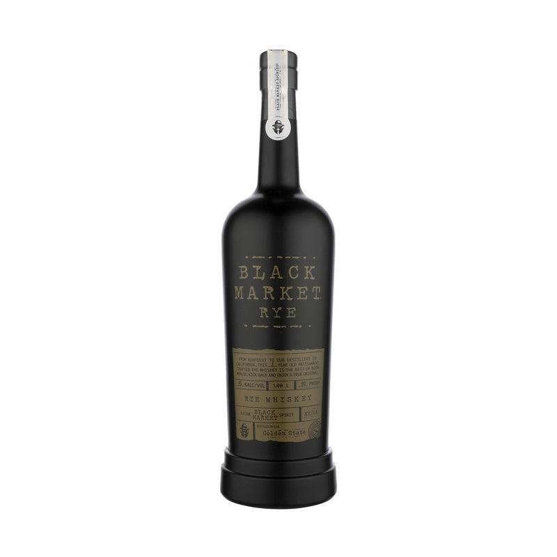 Black Market Spirits 3 Year Old Rye Whiskey 1-liter bottle