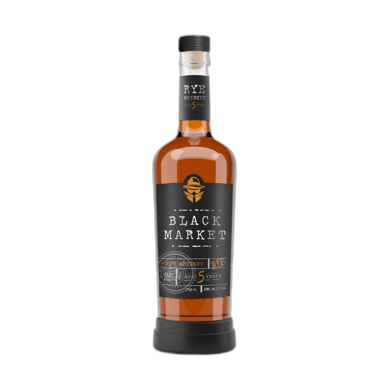 Black Market Spirits 5 Year Old Rye Whiskey 750ml bottle