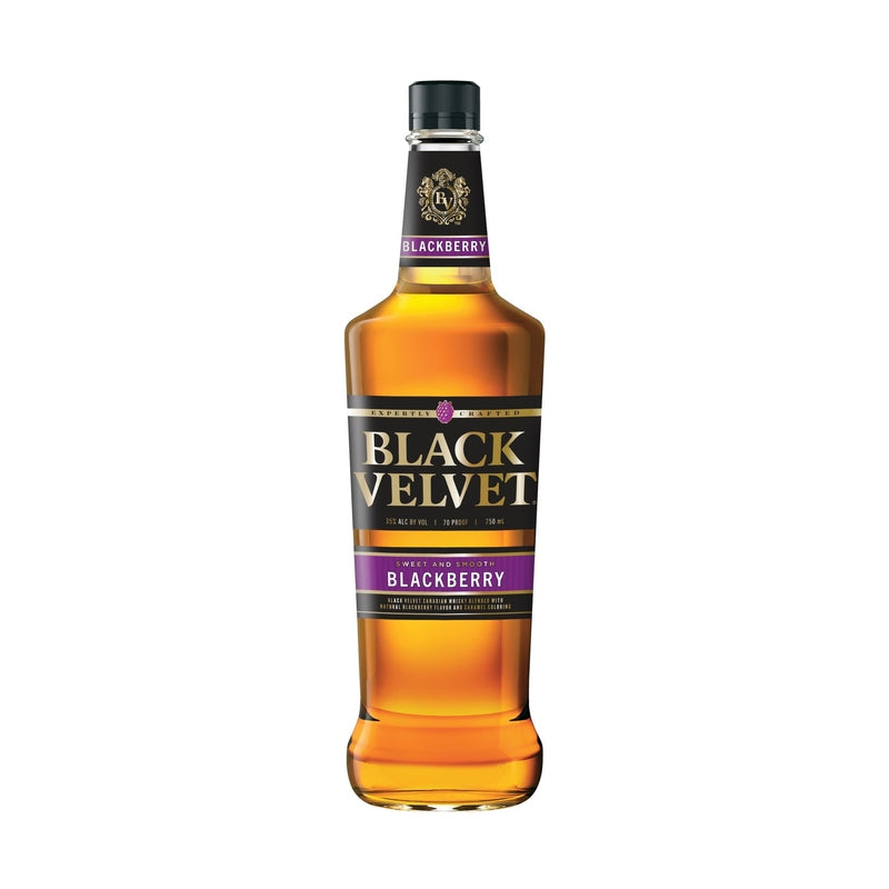 Black Velvet Blackberry Flavored Whisky bottle