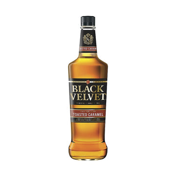 Black Velvet Toasted Caramel Flavored Whisky bottle