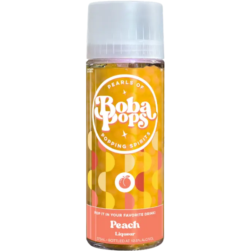 Boba POPS Peach Pearls of Popping Spirits Liqueur - LoveScotch.com