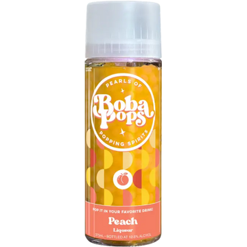 Boba POPS Peach Pearls of Popping Spirits Liqueur - LoveScotch.com