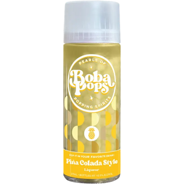 Boba POPS Pina Colada Pearls of Popping Spirits Liqueur - LoveScotch.com