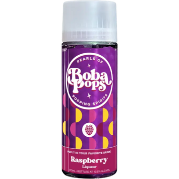 Boba POPS Raspberry Pearls of Popping Spirits Liqueur - LoveScotch.com