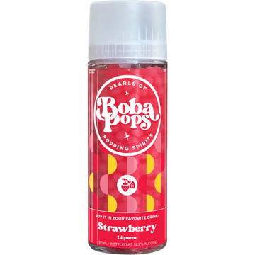 Boba POPS Strawberry Pearls of Popping Spirits Liqueur - LoveScotch.com