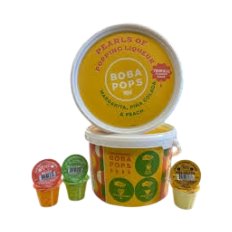 Boba Pops Tropical Bucket 15 x 50ml - LoveScotch.com