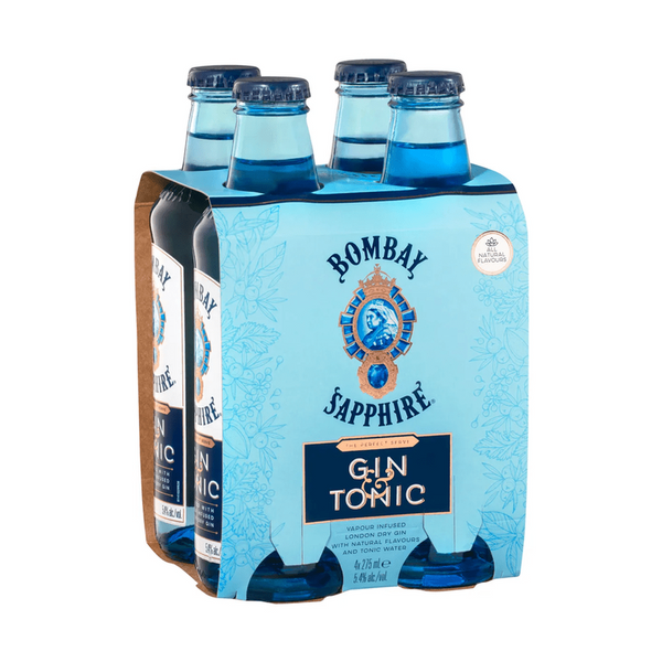 Bombay Sapphire Gin and Tonic 4-Pack – LoveScotch.com Bombay Sapphire Gin and Tonic 4-Pack – LoveScotch.com